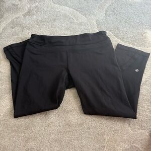 Lululemon Wunder Under Crop Leggings – Black, 21” Inseam